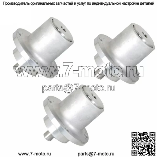 3x СБОРКА ШПИНДЕЛЯ ЛЕЗВИЙНОЙ ПЛАНКИ ДЛЯ BAD BOY 037-2000-00 ПОДХОДИТ MZ42 MZ MAGNUM 48 54