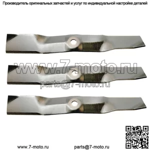 3PK Oregon Лезвия газонокосилки Подходит для John Deere M145476 M127500 48" Z425 Z435 Z445