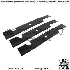 3 лезвия подходят для Toro 117-7277-03, модель 74830-ZX4800-T Titan ZTR, резка 48 дюймов