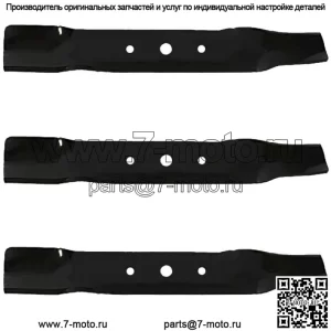 Подходит для Stens 330-619 3PK Hi Lift Blades для 48-й деки Подходит для газонокосилки John Deere L120 L130