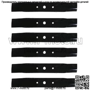 6 лезвий косилки подходит для John Deere 48 Cut L120 L130 GX20250 GY20568 91-108 330-619