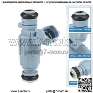 Топливная форсунка No.35310-38010-D для Hyundai Sonata 1999-2004 Base 2.4L Blue 1 шт.