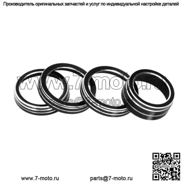 18-21JL/JLU Декоративное кольцо переключателя Wrangler #черный