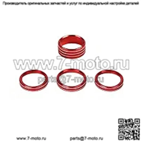18-21JL/JLU Декоративное кольцо переключателя Wrangler #красный