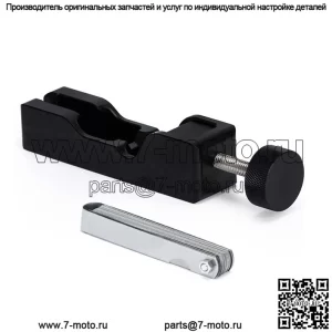 Инструмент для регулировки зазора свечей зажигания с щупом #черный