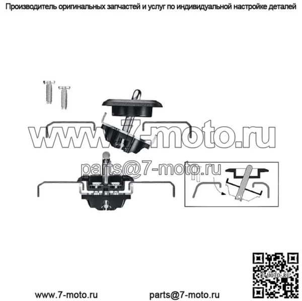 95-18 Dodge RAM Lock 2 шт. #черный - Image 2