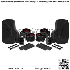 Боковые зеркала UTV, зеркала UTV для дуги безопасности 1,75"/2", прочное алюминиевое зеркало заднего вида, регулируемый кронштейн для внедорожников, Polaris Rover/RZR, Yamaha Rhino, Gatorade, Honda Pioneer, Kawasaki (1,75"/2")