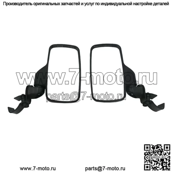 UTV ATV Side View Mirrors Rearview MirrorСпециальное боковое зеркало Tube Sidemirror - Image 3
