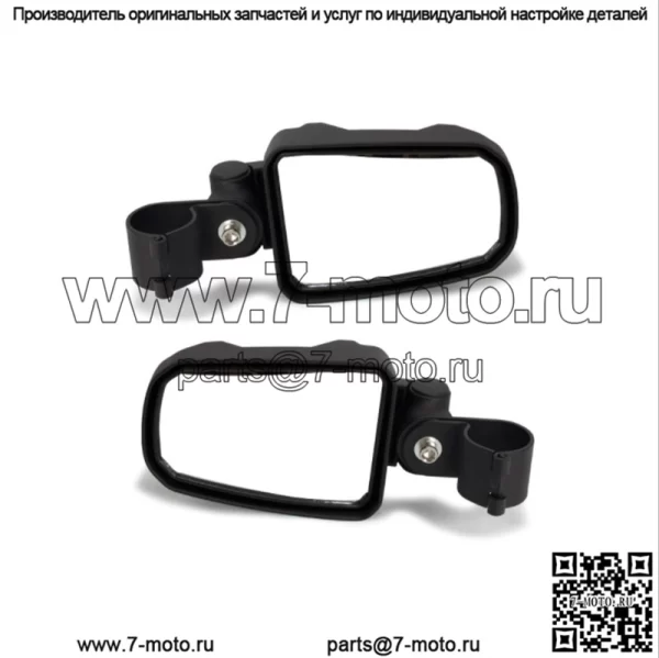 Зеркало заднего вида UTV/ATV Большое полевое зеркало с кронштейном 2" для всех горных велосипедов