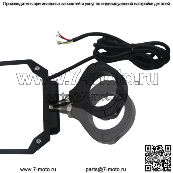 Для UTV Polaris RZR 1.75"-2" каркас заднего вида боковые зеркала со светодиодными фонарями - Image 4