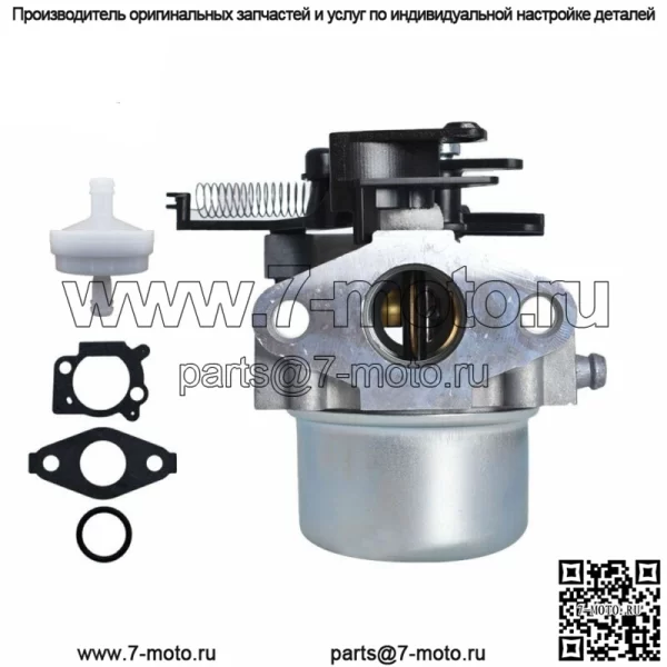 Карбюратор подходит для двигателей Briggs & Stratton 796608 111000 11P000 121000 12Q000 - Image 3