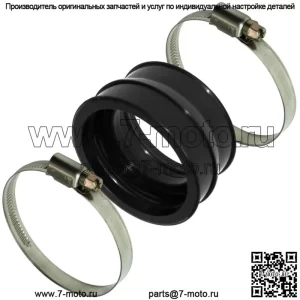 Резиновый фланец чехла карбюратора с зажимами для Can-Am Bombardier Ds 650 2000-2007