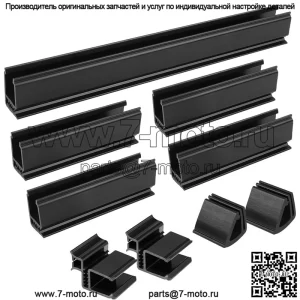 Club car DS 1982-2000.5 Подходит для трубы 1"x1", включает в себя зажимы для рамы лобового стекла, зажимы для удержания лобового стекла, комплект для нижней части лобового стекла OEM# 102005801/102005901 /102005701/102163001