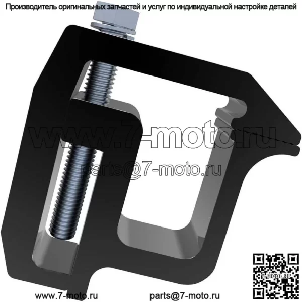 Фиксирующий зажим, 6 шт., черный - Image 5