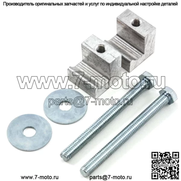 J-образный зажим для фиксации, 2 шт., серебро - Image 4