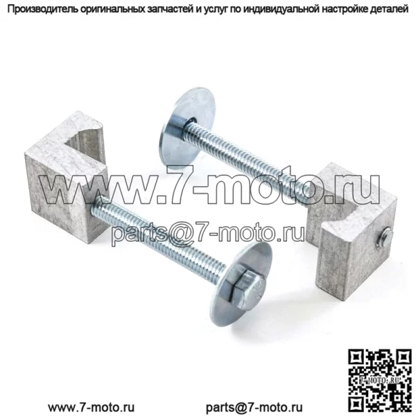 J-образный зажим для фиксации, 4 шт., серебро - Image 4