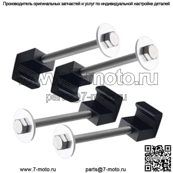 Зажим для фиксации J-типа 4 шт. # черный - Image 2