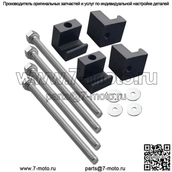 Зажим для фиксации J-типа 4 шт. # черный - Image 4
