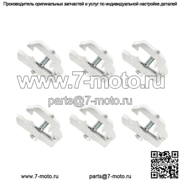 Фиксирующий зажим 2# 6 шт. - Image 2