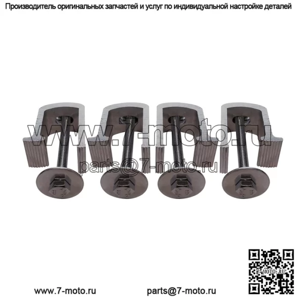 Фиксирующий зажим 3#4 шт., черный - Image 3