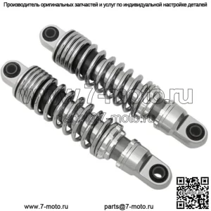 Хромированные амортизаторы 12" с регулируемым дорожным просветом для задней подвески Harley Touring 84-20 (для: Harley-Davidson)