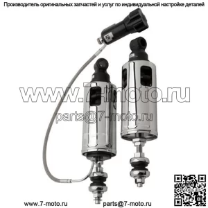 Амортизаторы стандартные хромированные #422-4104C Harley Davidson