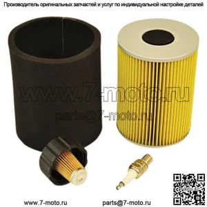 Комплект для настройки газового гольф-кара Yamaha G2,G9,G8,G11, воздушные/топливные фильтры, свечи зажигания NGK