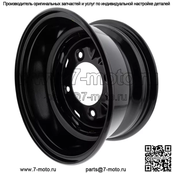Polaris 1525240-067 Черный передний обод 10GA 12X6 RZR Ranger 1000 900 570 XP