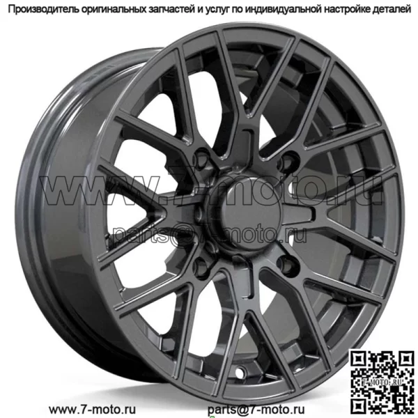 Легкосплавный обод AR104 12x7 вылет 4+3 4/156 Polaris - Image 2