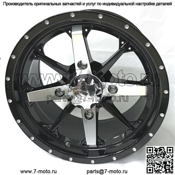 литой обод циклон AR810 14x7 смещение 4+3 4/110 Yamaha Suzuki Kawasaki Cfmoto