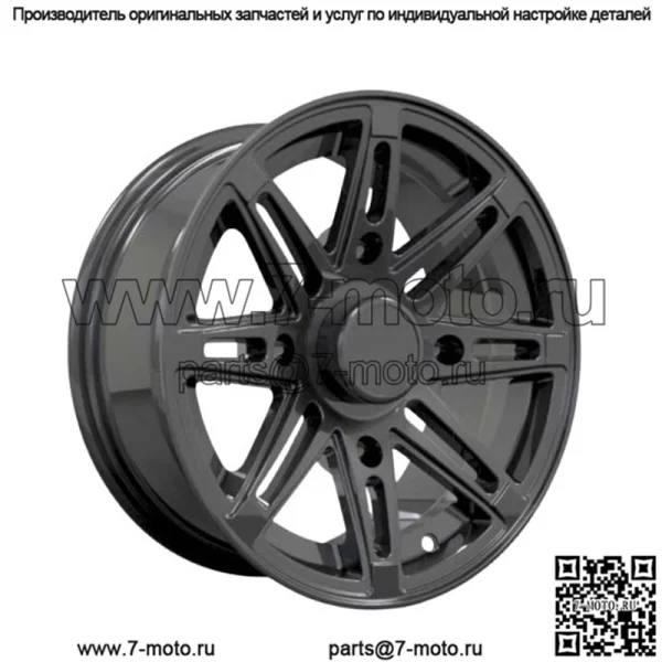 литой обод AR103 14x7 вылет 4+3 4/136 Can-am - Image 2