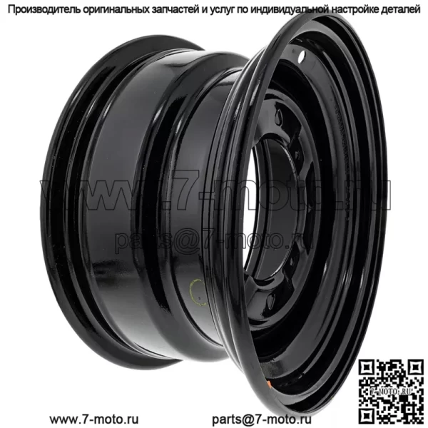 Polaris 1523451-067 Черный передний диск колеса 12x6 Ranger Sportsman EV 500 570 700 - Image 4