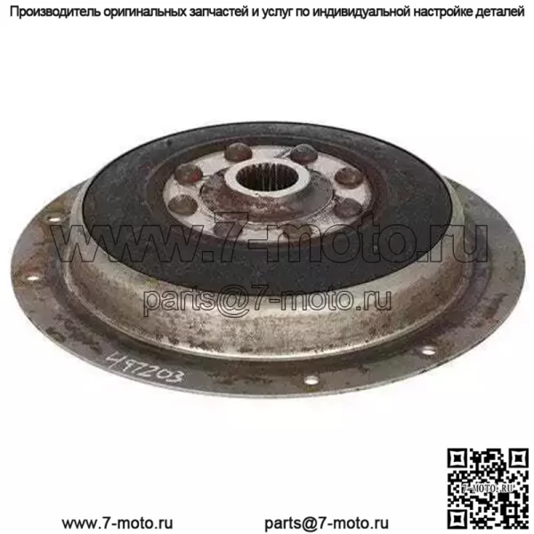 Б/у муфта демпфера коробки передач двигателя со ступицей подходит для John Deere 9650 9660 AH168456