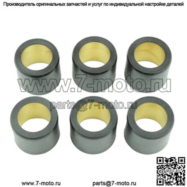 ролики вариатора/грузы 25x22,2 - 22,00 г, 6 шт.
