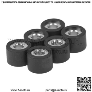 Ролики/грузы вариатора 17x12 - 6,50 г, 6 шт.