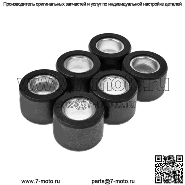 Ролики/грузы вариатора 24x18 - 29,60 г, 6 шт.