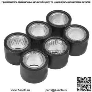 ролики вариатора/грузы 19x15,5 - 9,10 г, 6 шт.
