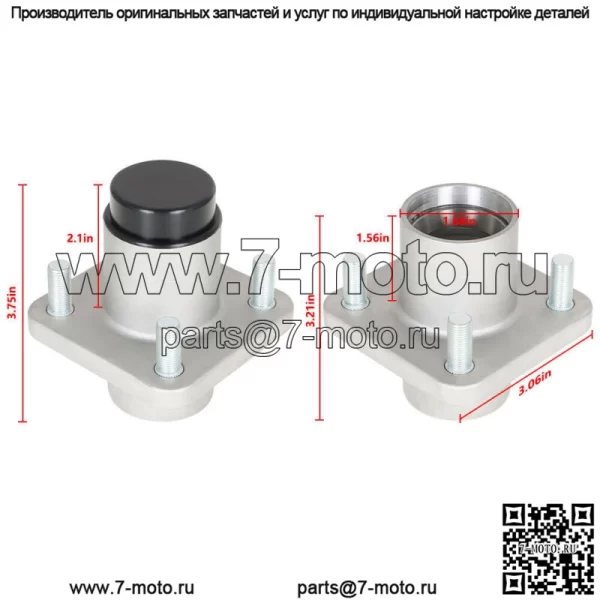 Передняя ступица для гольф-кара, ступицы колес для EZGO TXT/ Medalist G&E 1976-2001.5 - Image 2