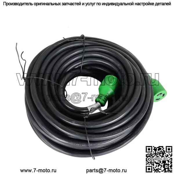Удлинитель генератора 30 А с 3 штырями, 100 футов, NEMA L5-30P/L5-30R, 125 В - Image 3