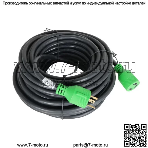 Удлинитель генератора 30 А с 3 штырями, 75 футов, NEMA L5-30P - L5-30R 125 В - Image 3