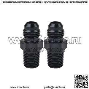 AN4 наружная резьба на 3/8NPT, 2 шт. в упаковке