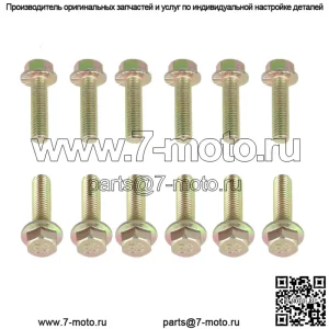 Для Chevy GM LS1 LS2 LS6 LS7 LSX комплект крепежных болтов выпускного коллектора