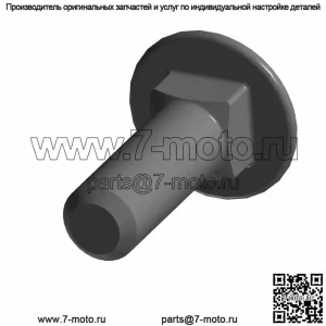 Болт с квадратным подголовком, M8 x 1,25 x 25, ZOD, деталь 7518920
