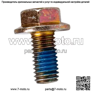 Polaris 7518460 OEM шестигранный фланцевый болт с накладкой M10X1.5X20 2006-2024 ACE General Scrambler