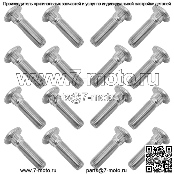 Болт ступицы колеса для John Deere RSX850 RSX860 XUV550 XUV560 XUV590 (16 шт.) - Image 3