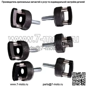 Комплект из 6 болтов с D-образным кольцом для Wrangler JK JL Hardtop Quick Release #черный