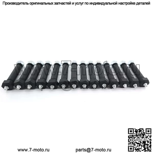 Болты из пружинной стали со смазкой, 3 дюйма, 14 шт. - Image 4