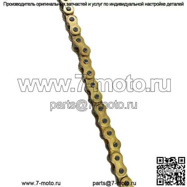 Золотая 530x150 О-образная приводная цепь мотоцикла 530 шаг 150 звеньев 8200# растяжение - Image 4