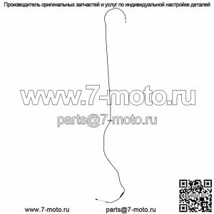Трос дроссельной заслонки Polaris, Crew, оригинальная деталь OEM 7082555, кол-во 1