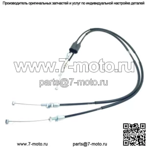 Трос дроссельной заслонки 07-17 CRF250 X OEM Honda Трос дроссельной заслонки Push Pull #D242* (для: Honda)